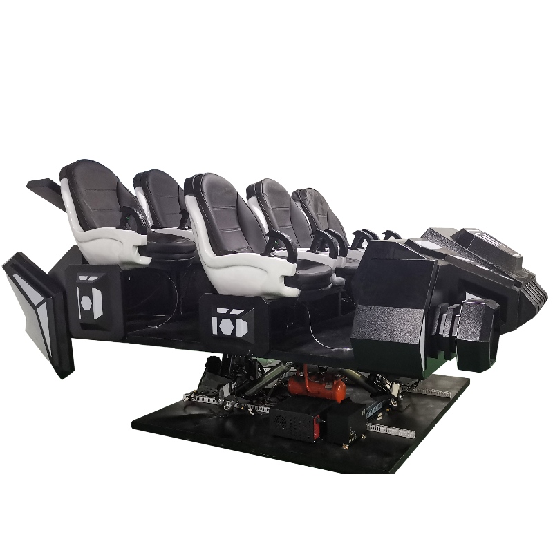 VR Dark космически кораб Гореща разпродажба развлечение виртуална реалност място 9Dvr кино 6 места 9dvr за семейство